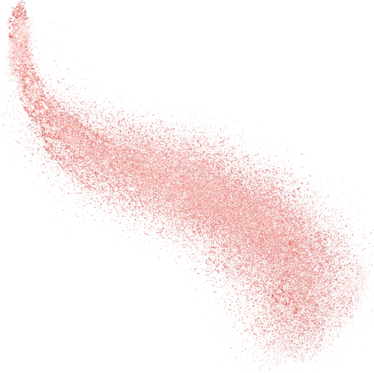 rose gold glitter comet